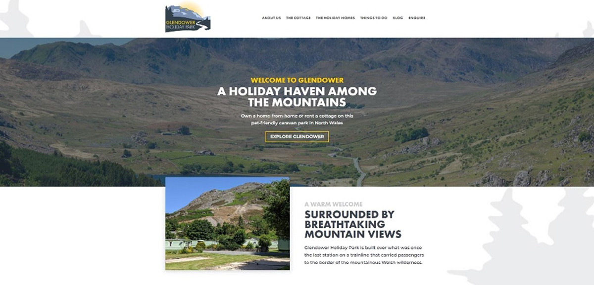 holiday park website